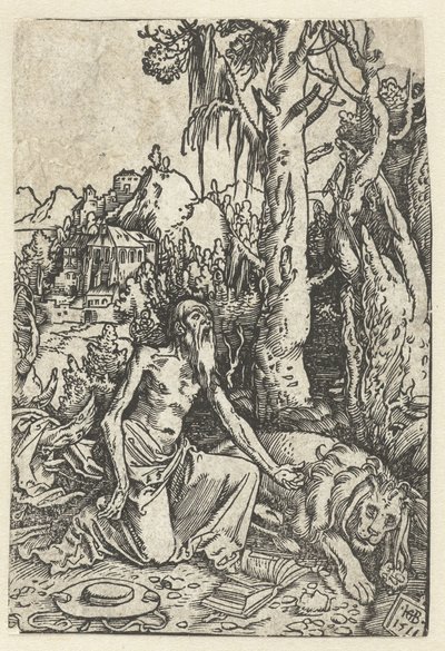 Saint Jérôme en pénitent dans le désert - Hans Baldung Grien
