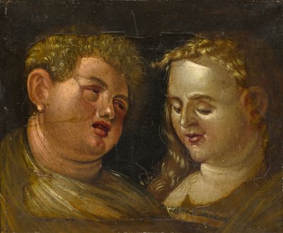 Tête masculine et féminine, milieu du 16e siècle - Hans Baldung Grien