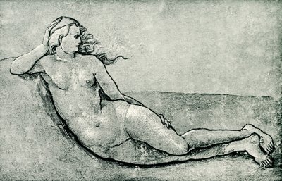 Nymphe allongée - Hans Baldung Grien