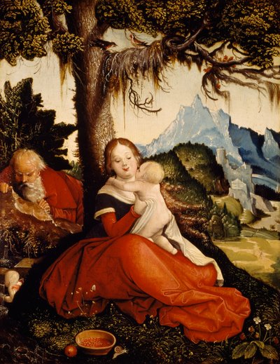 Repos pendant la fuite en Égypte - Hans Baldung Grien