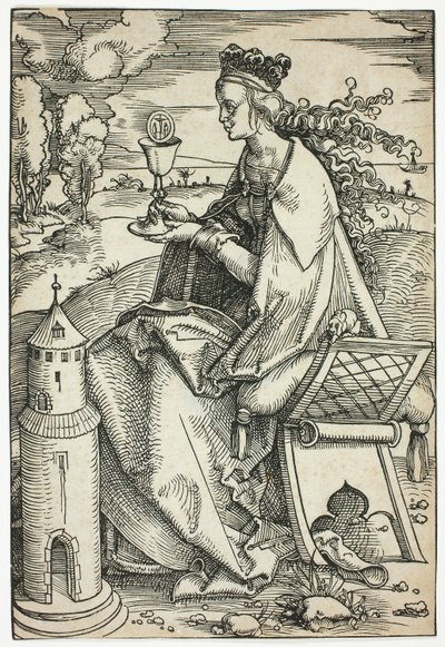 Sainte Barbe - Hans Baldung Grien