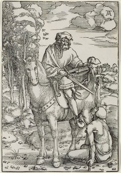 Saint Martin partageant son manteau - Hans Baldung Grien