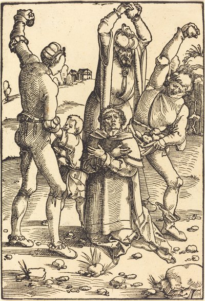 La Lapidation de Saint Étienne - Hans Baldung Grien