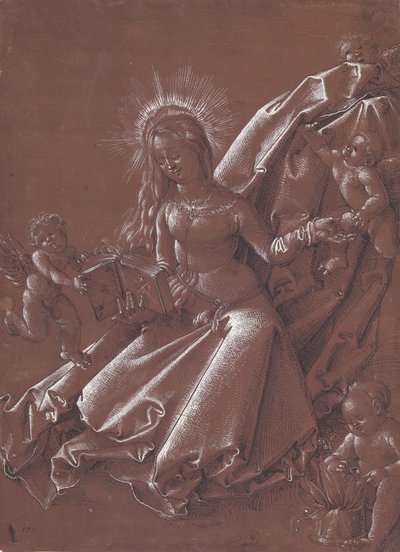 La Vierge lisant, entourée d