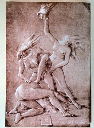 Trois sorcières Dessin par Hans Baldung dit Grien (1484-1545) - Hans Baldung Grien