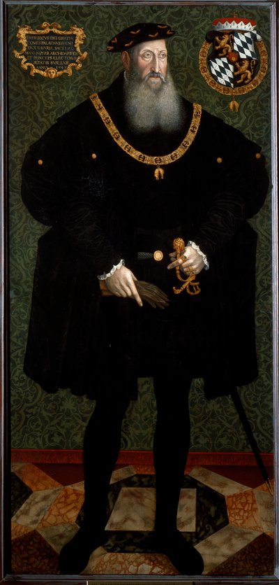 Portrait de Frédéric II du Palatinat (Frédéric II le Sage, vers 1546) - Hans Besser
