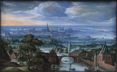 Paysage avec vue sur Anvers - Hans Bol