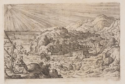 Planche 30, tirée de Paysages avec scènes de l