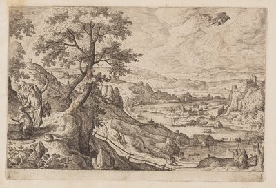 Planche 5, tirée de Paysages avec scènes de l