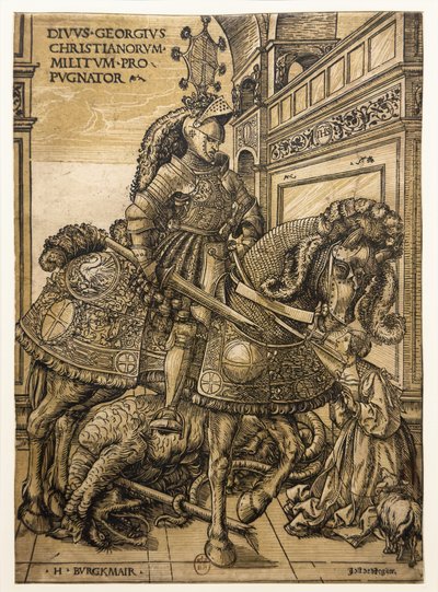 Saint Georges et le Dragon - Hans Burgkmair