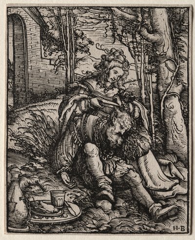 Samson et Dalila, 1519 - Hans Burgkmair