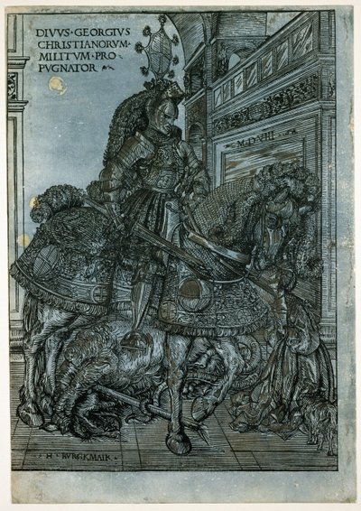 Saint Georges à cheval, 1508 - Hans Burgkmair