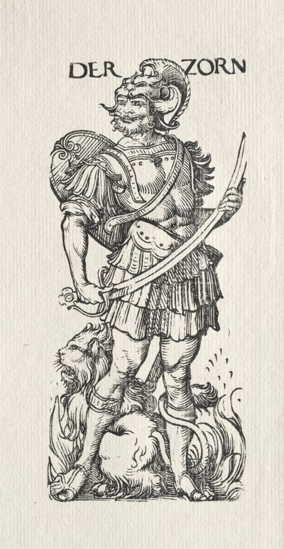 Les Sept Vices : La Colère - Hans Burgkmair