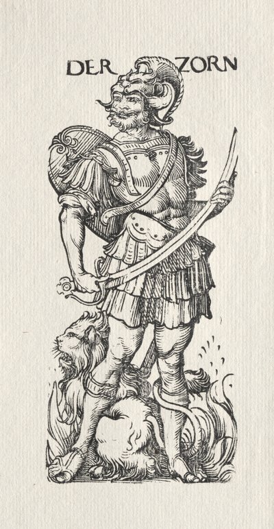 Les Sept Vices : Colère - Hans Burgkmair