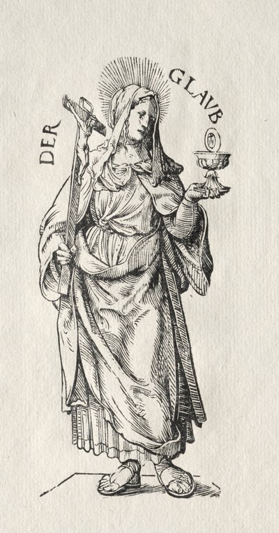 Les sept vertus : Foi - Hans Burgkmair