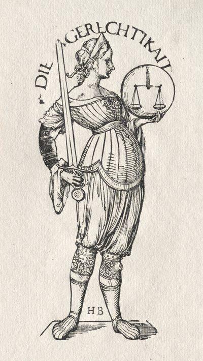 Les sept vertus : Justice - Hans Burgkmair