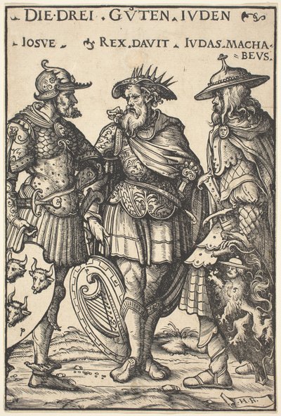 Josué, David et Judas Maccabée - Hans Burgkmair I