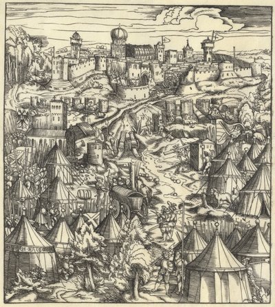 La bataille de Padoue - Hans Burgkmair I