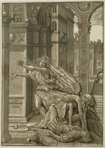 Les amants surpris par la mort - Hans Burgkmair the Elder