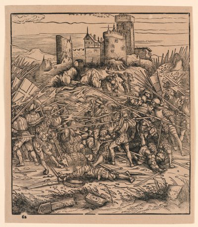 La Bataille de Nauders, de "Der Weisskunig" - Hans Burgkmair the Elder