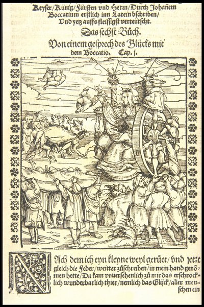 La Roue de la Fortune, vers 1545 - Hans Burgkmair the Elder