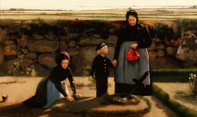 Visite au cimetière - Hans Christian Hansen