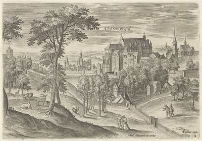Vue de la Cour de Bruxelles - Hans Collaert (I)