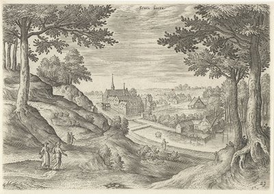 Vue du monastère de Zevenborren - Hans Collaert (I)