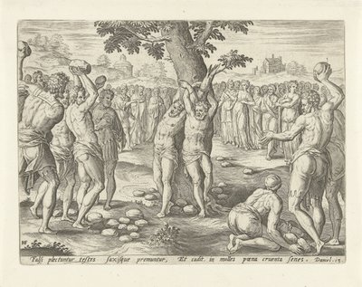 Lapidation des anciens - Hans Collaert (I)