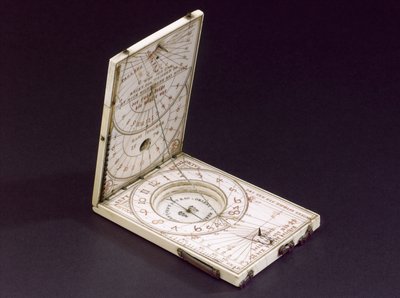 Cadran solaire à boussole de tablette, Nuremberg, 1574 - Hans Ducher
