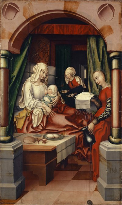 Naissance de la Vierge, 1512 - Hans Fries