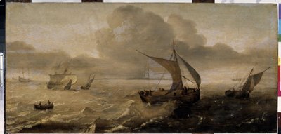 La tempête en mer - Hans Goderis