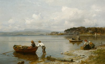 Paysage de fjord - Hans Gude