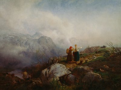 Paysage de montagne - Hans Gude