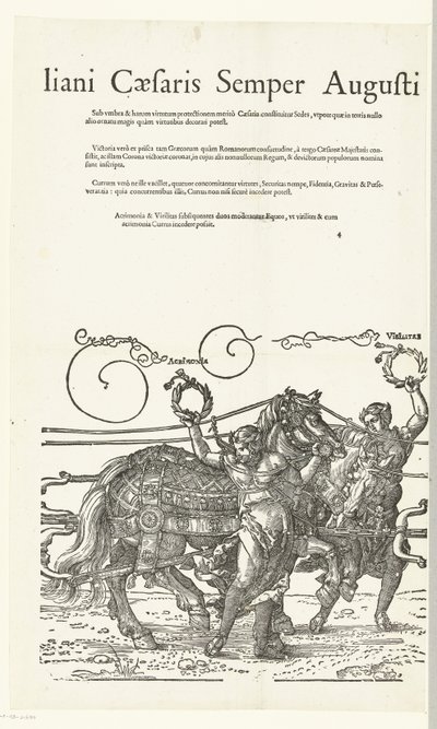 Triomfwagen van keizer Maximiliaan I, Kopieën naar Dürers Triomfwagen voor keizer Maximiliaan I (série) - Hans Guldenmund