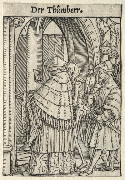 Danse de la Mort : Le Chanoine - Hans Holbein