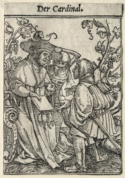 La danse macabre : Le Cardinal - Hans Holbein