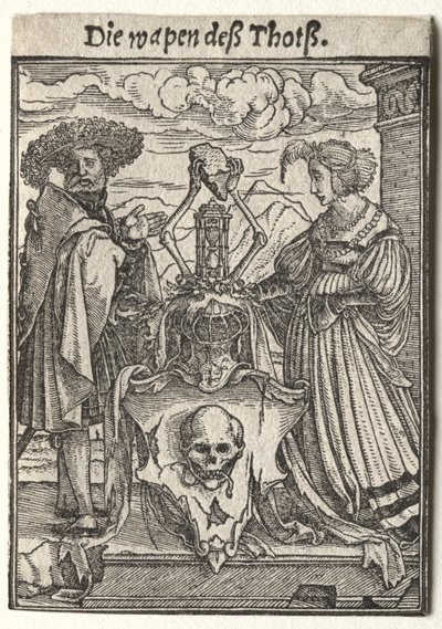 La Danse de la Mort: Les Armoiries de la Mort - Hans Holbein
