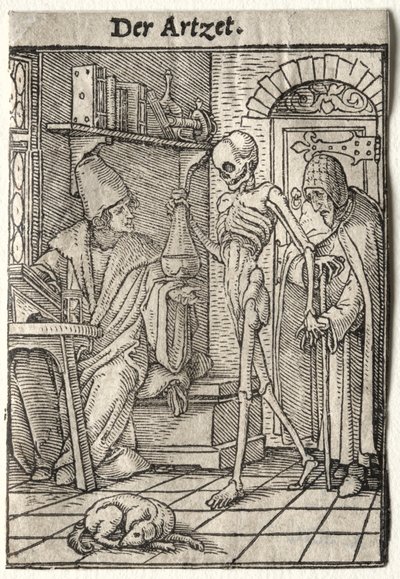 La danse macabre : Le docteur - Hans Holbein