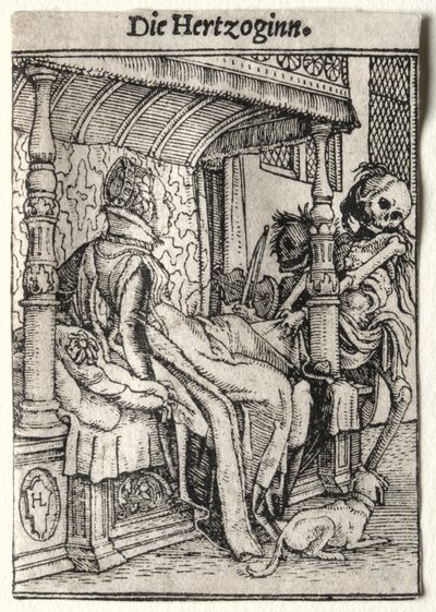 La Danse macabre : La Duchesse - Hans Holbein