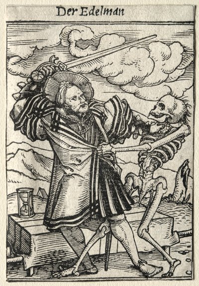 La Danse de la Mort : Le Noble - Hans Holbein