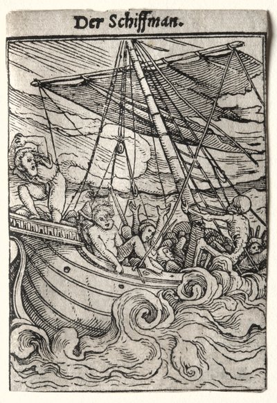 La danse de la mort : Le marin, vers 1526 - Hans Holbein