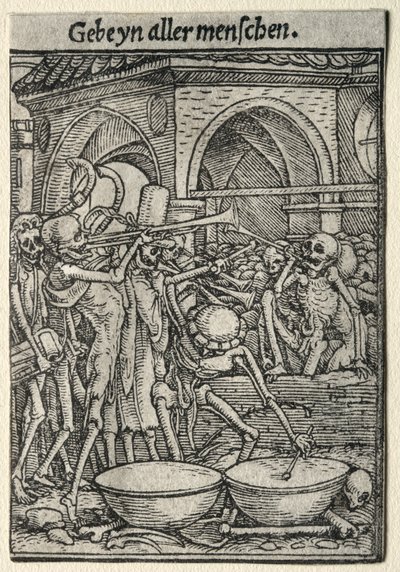 La Danse de la Mort : Les Trompettistes de la Mort - Hans Holbein