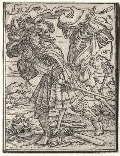 La danse de la mort : Le comte - Hans Holbein