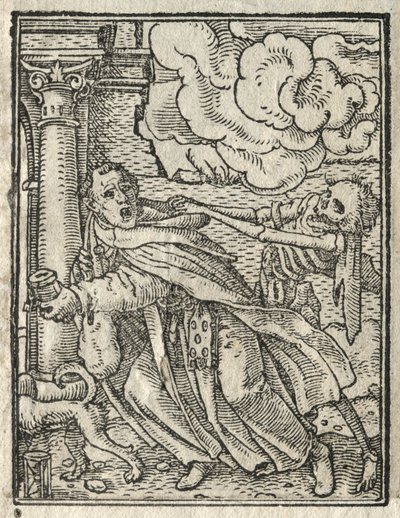 La Danse de la Mort : Le Frère mendiant, La Nonne - Hans Holbein