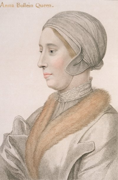 Anne Boleyn (1507-36) gravée par Francesco Bartolozzi (1727-1815) - Hans Holbein der Jüngere