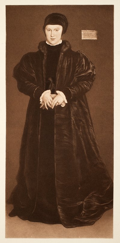 Christina de Danemark, Duchesse de Milan, c.1538, pub. 1640 - Hans Holbein der Jüngere