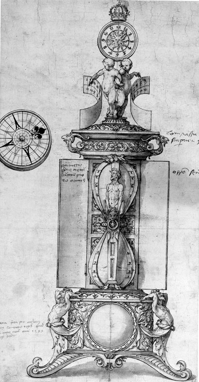 Conception pour un Clocksalt, c.1543 - Hans Holbein der Jüngere