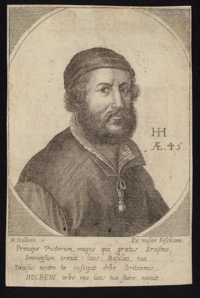 Autoportrait de Hans Holbein - Hans Holbein der Jüngere
