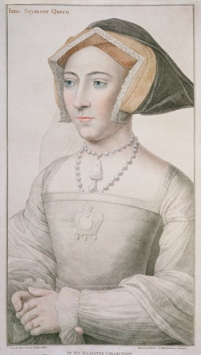 Jane Seymour (vers 1509-37) gravée par Francesco Bartolozzi - Hans Holbein der Jüngere